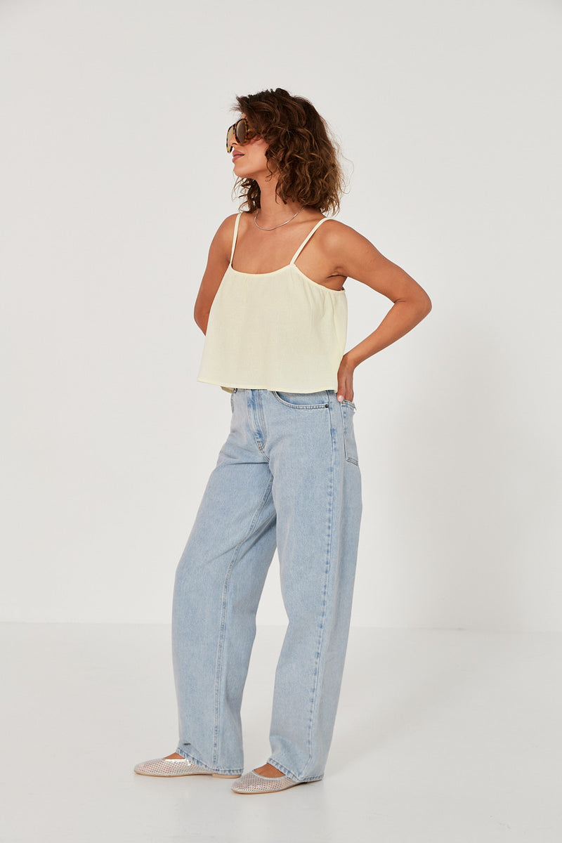 Top Ellie lemon sorbet