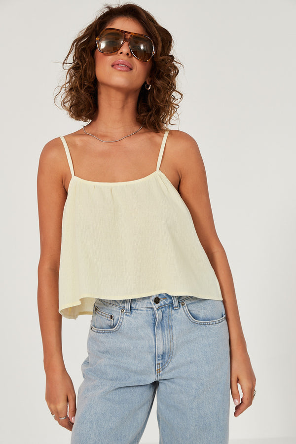 Top Ellie lemon sorbet