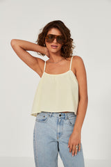 Top Ellie lemon sorbet