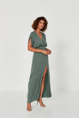 Sukienka Jacqueline bottle green