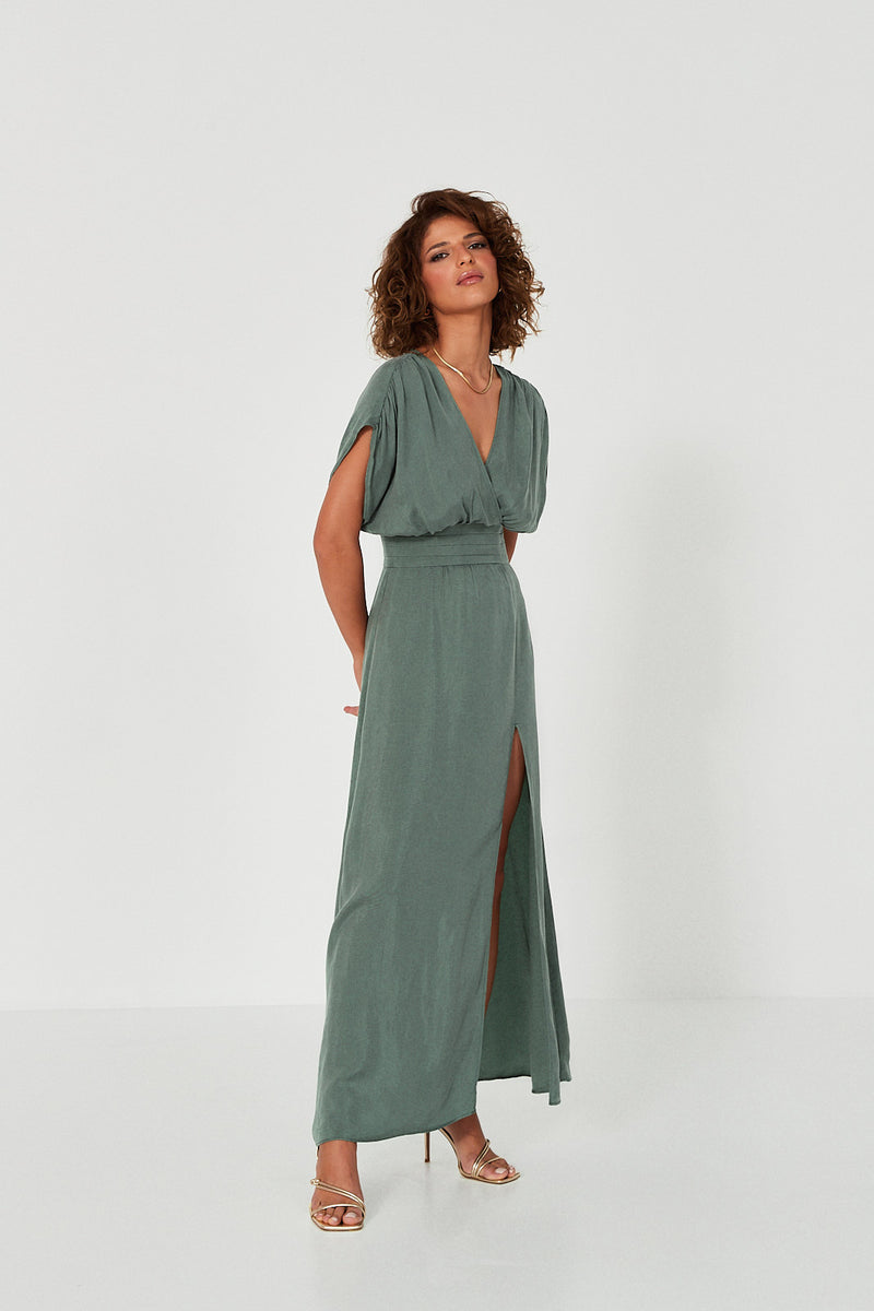 Sukienka Jacqueline bottle green
