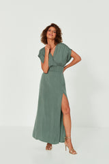 Sukienka Jacqueline bottle green