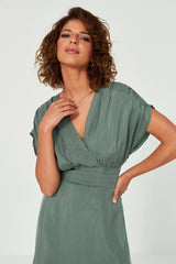 Sukienka Jacqueline bottle green