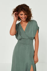 Sukienka Jacqueline bottle green
