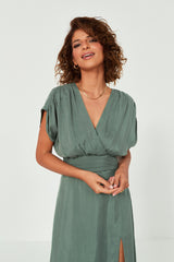 Sukienka Jacqueline bottle green