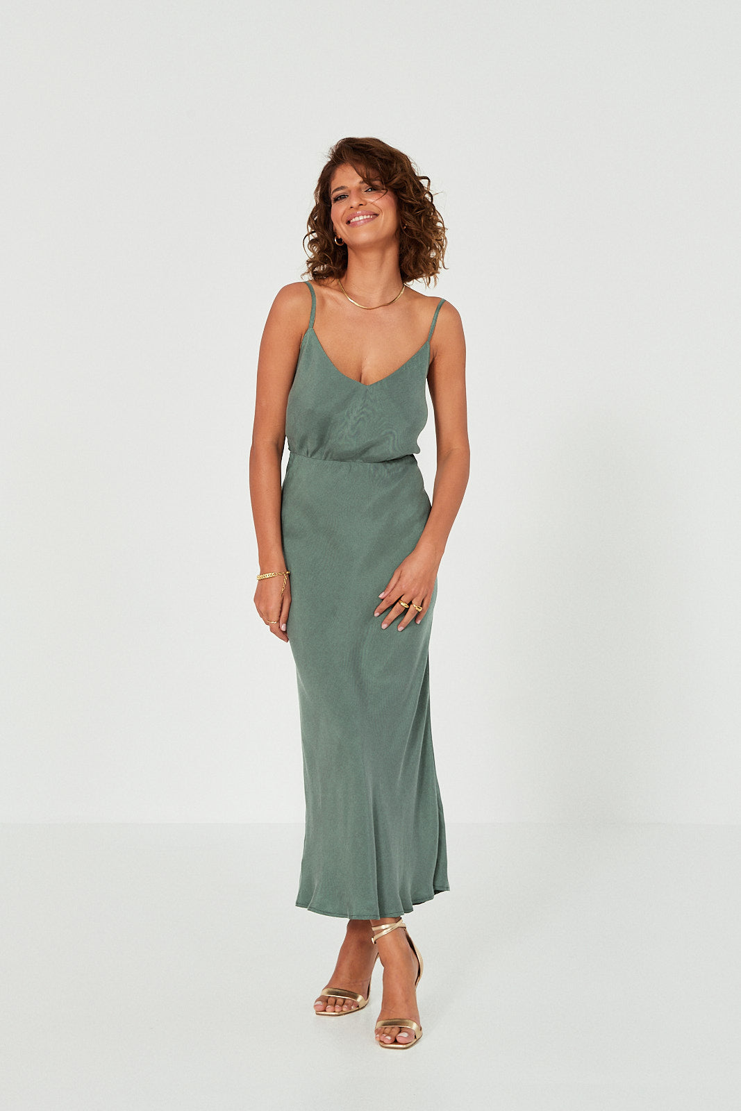 Sukienka Kendall bottle green