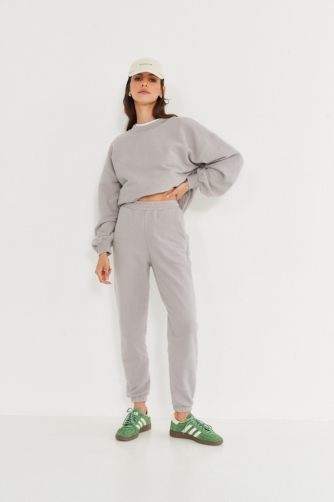 Bluza Boyfriend light grey