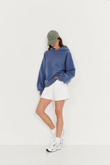 Bluza Boyfriend Hoodie denim