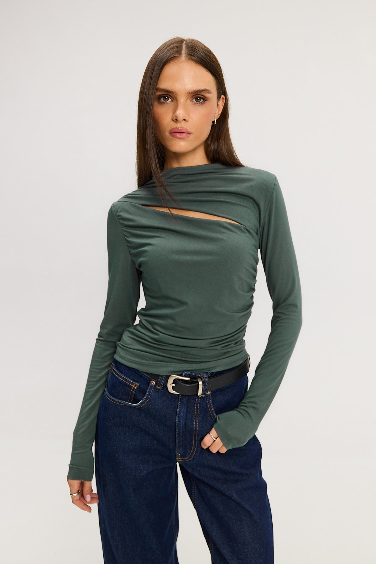 Longsleeve Mona teal