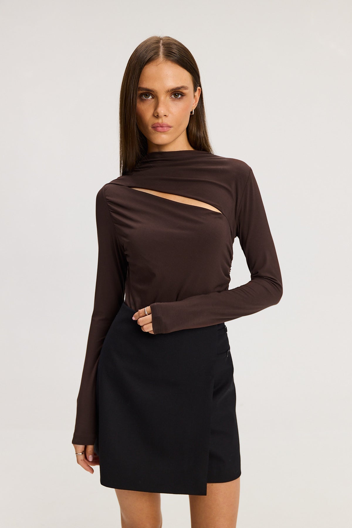Longsleeve Mona chocolate