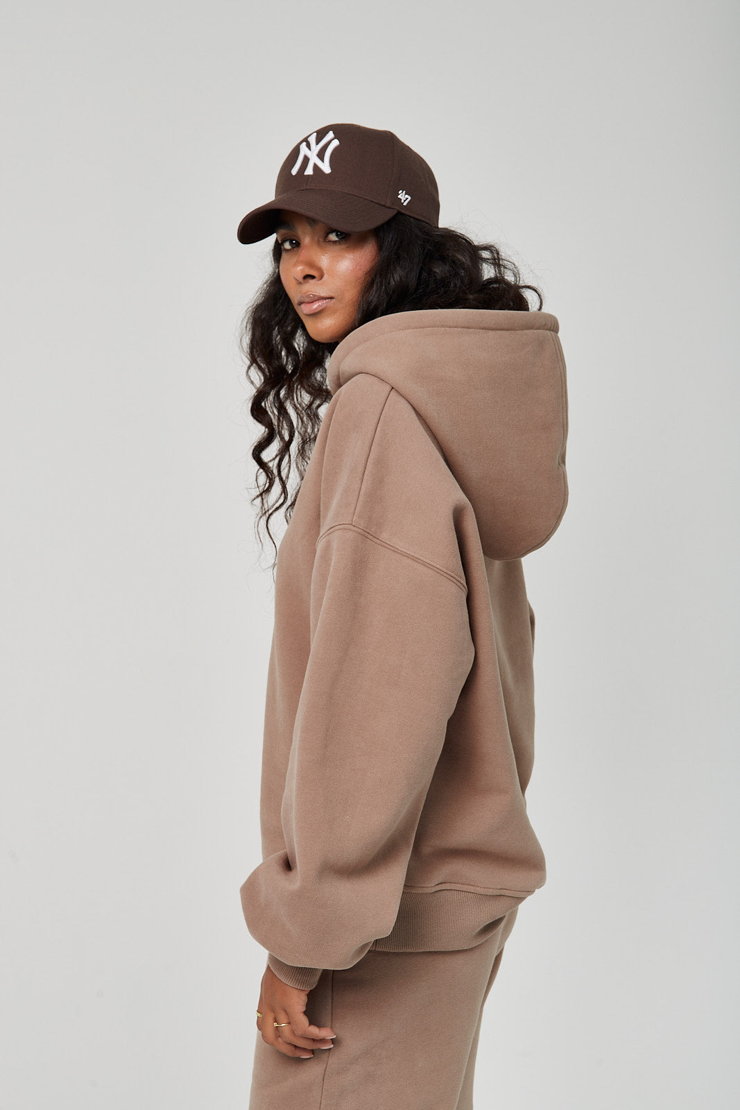 Bluza Boyfriend Hoodie frappe