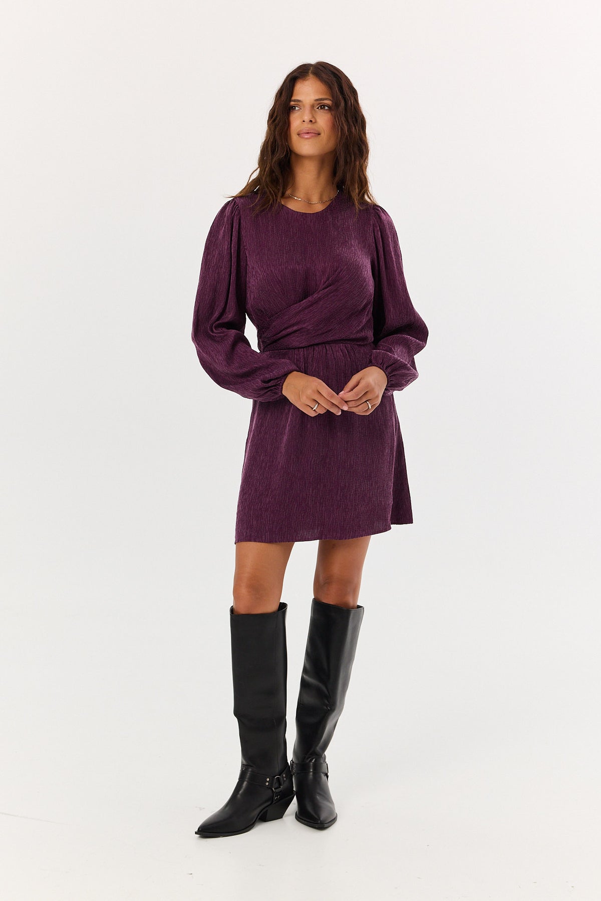 Sukienka Charlotte plum