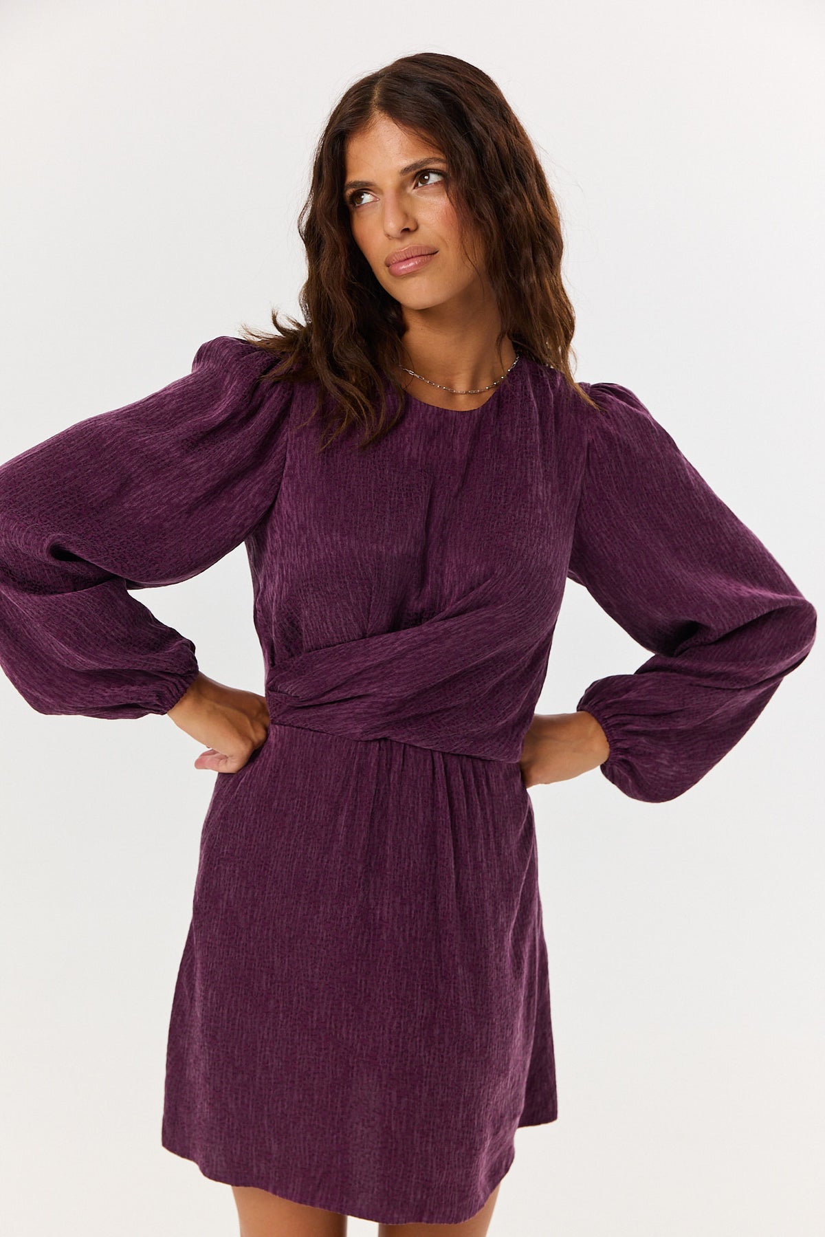 Sukienka Charlotte plum