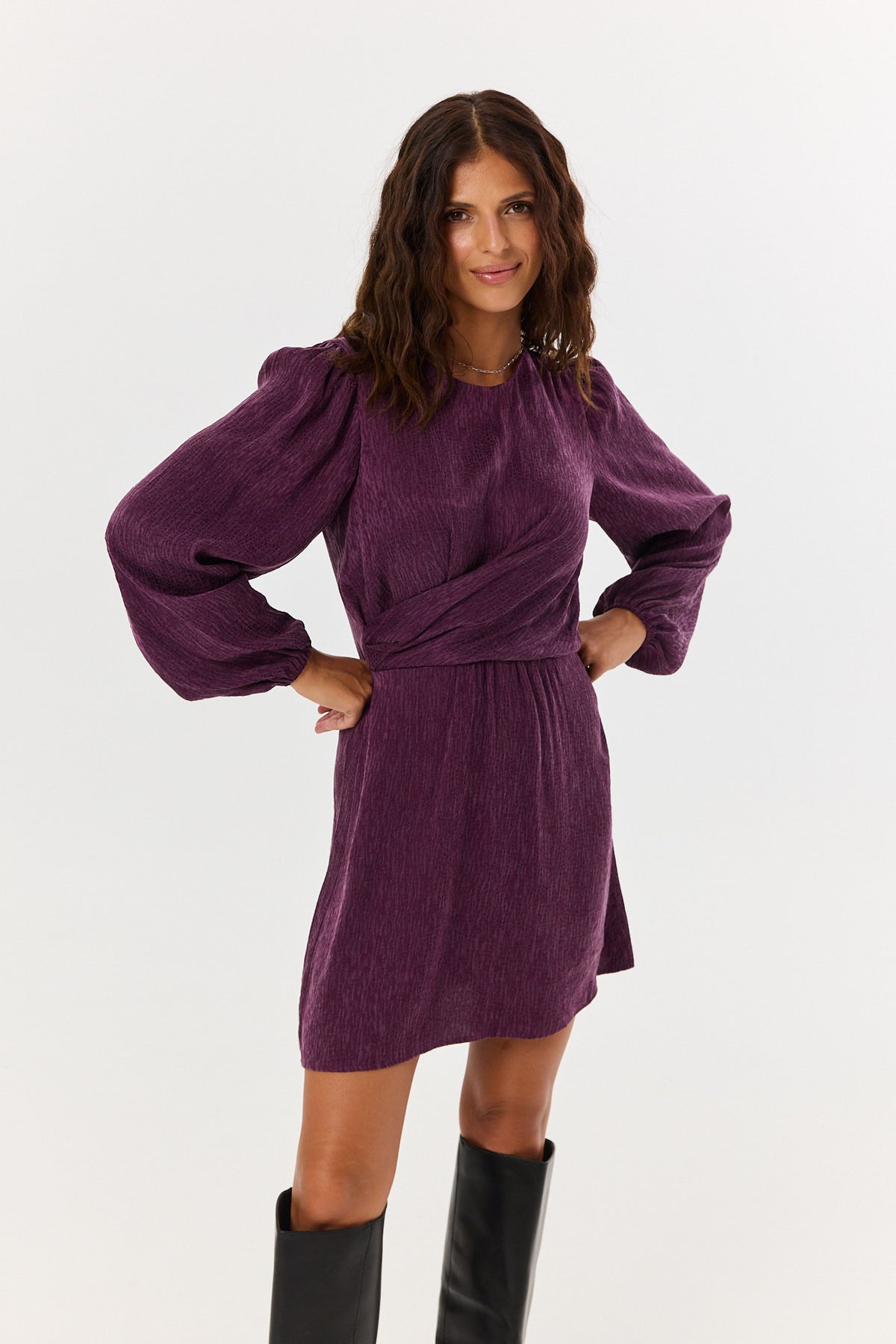 Sukienka Charlotte plum