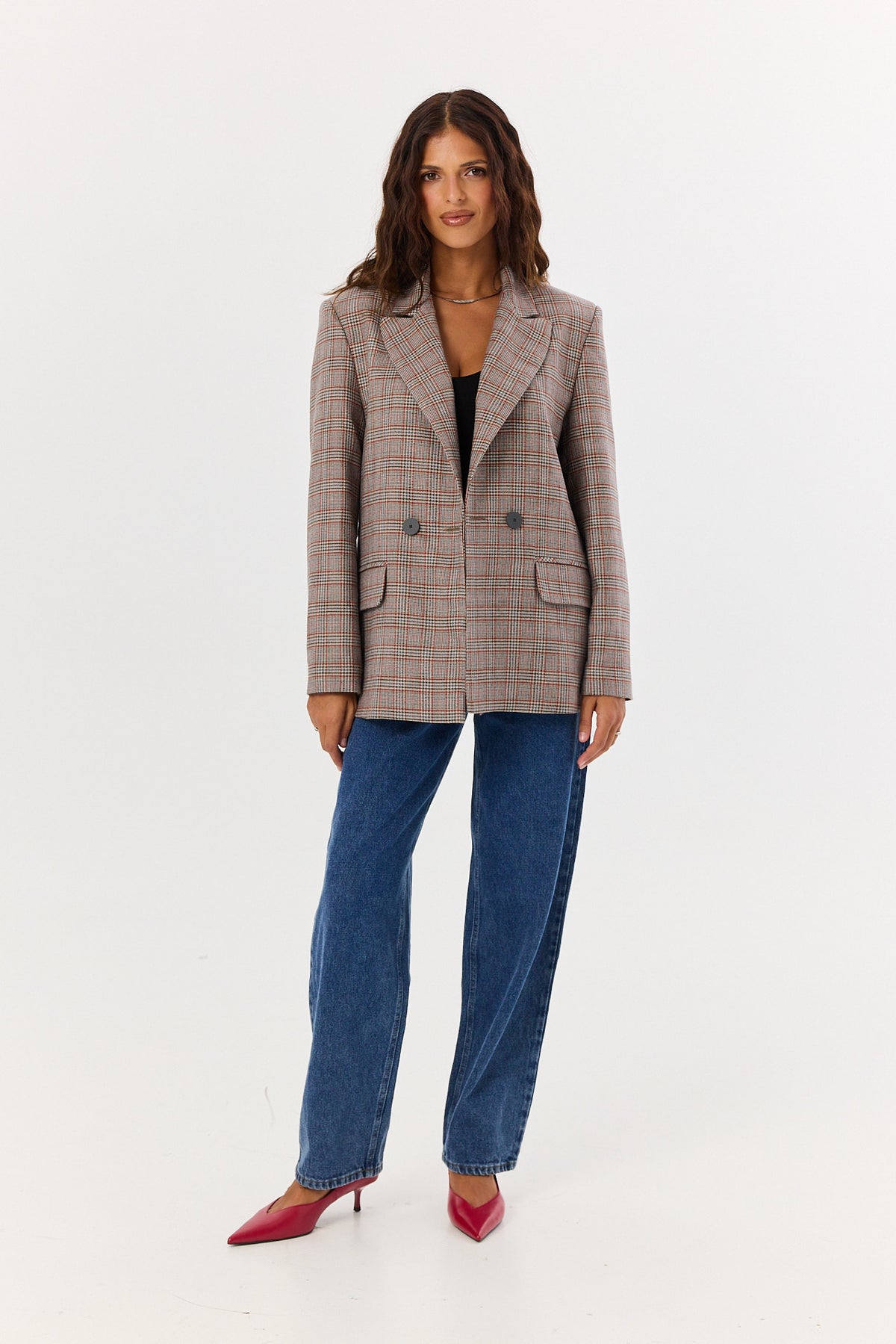 Marynarka James wool check