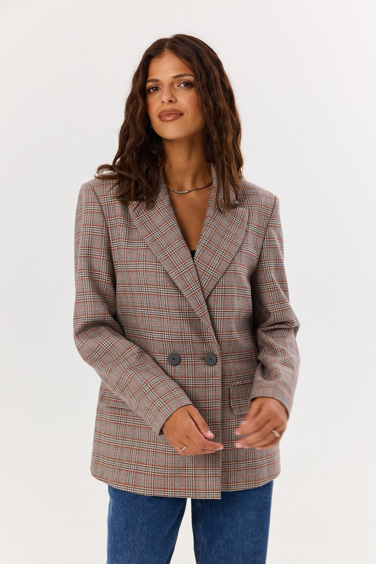 Marynarka James wool check