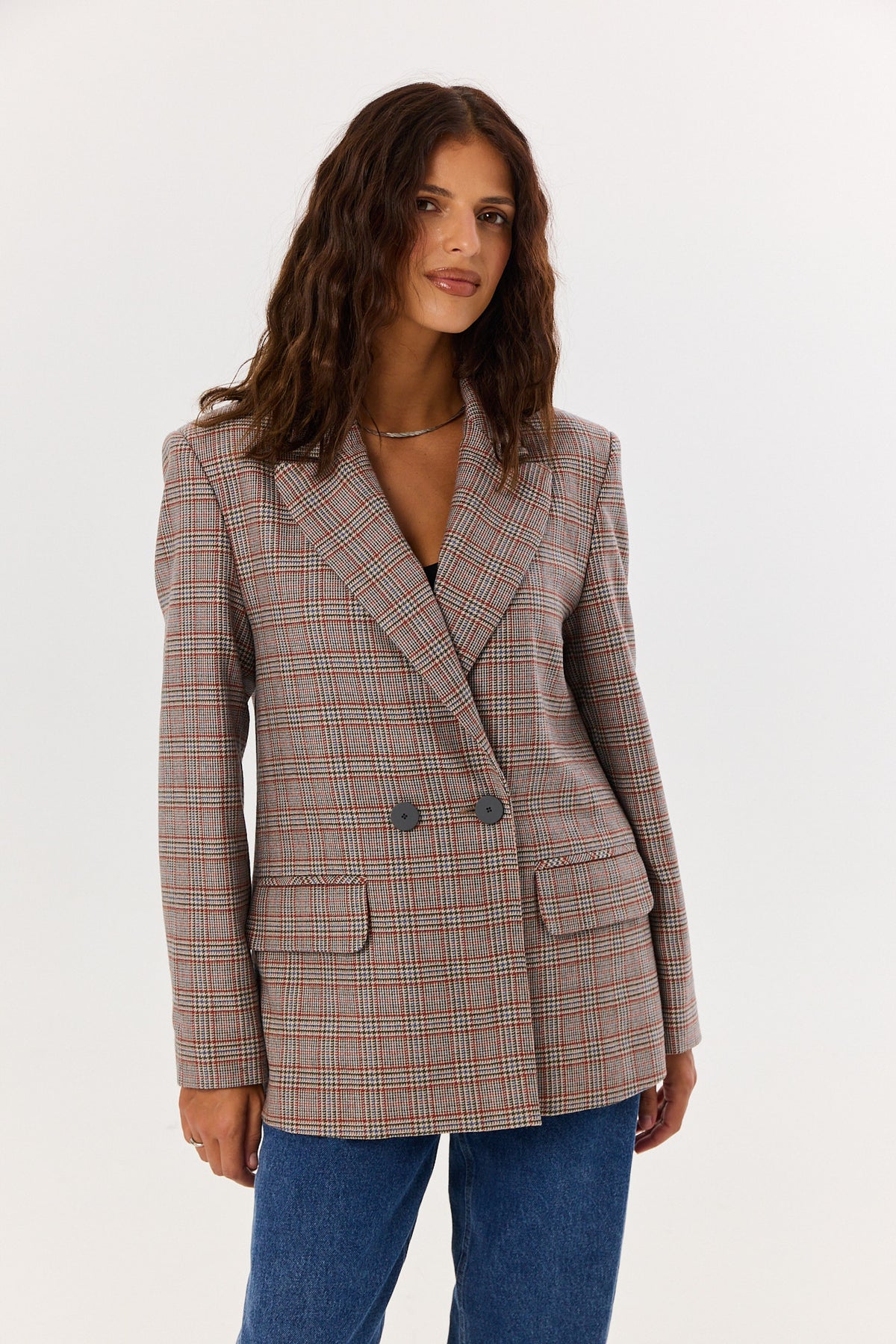 Marynarka James wool check