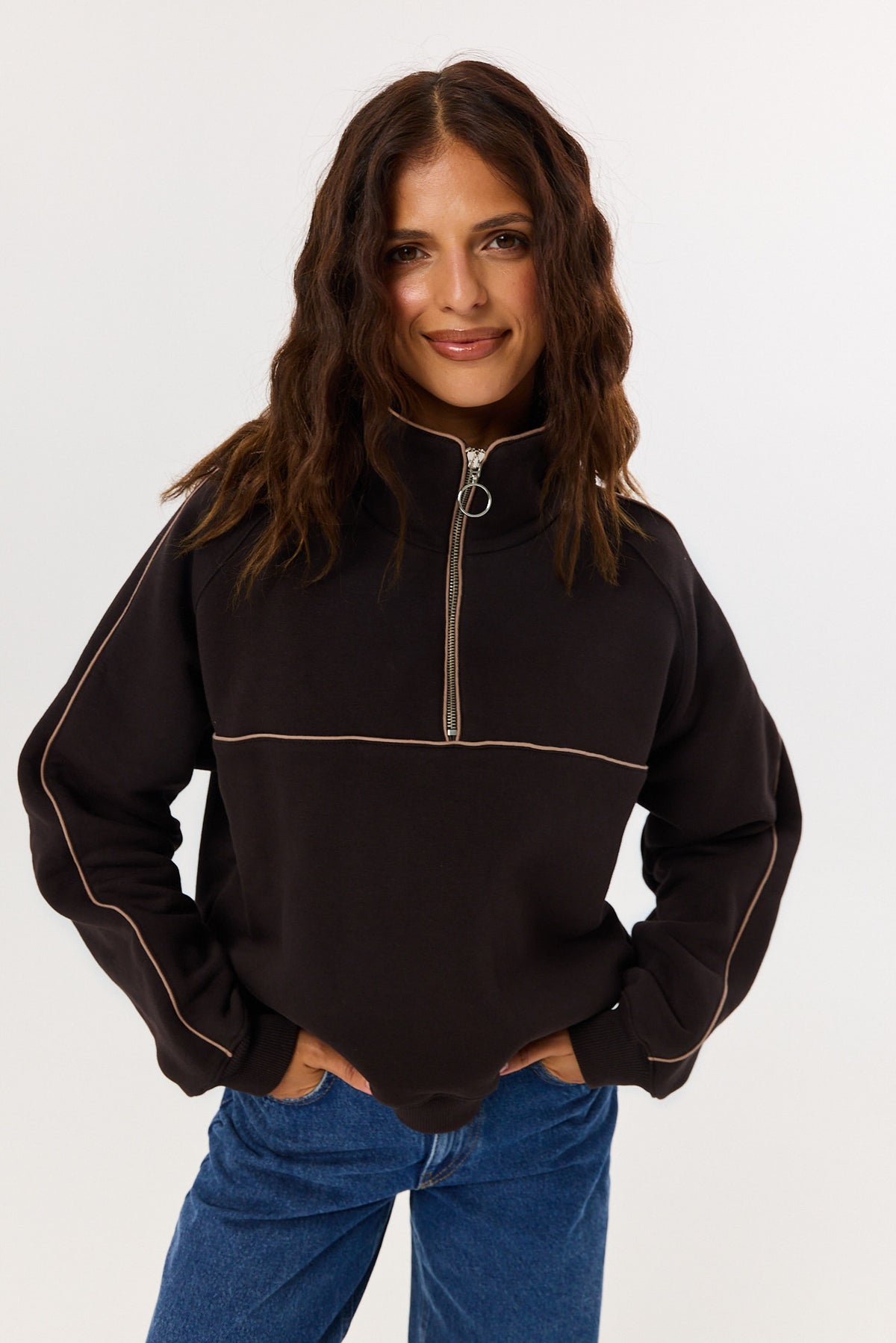 Bluza Eddie espresso