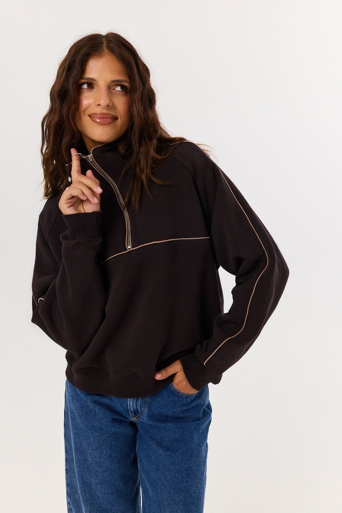 Bluza Eddie espresso