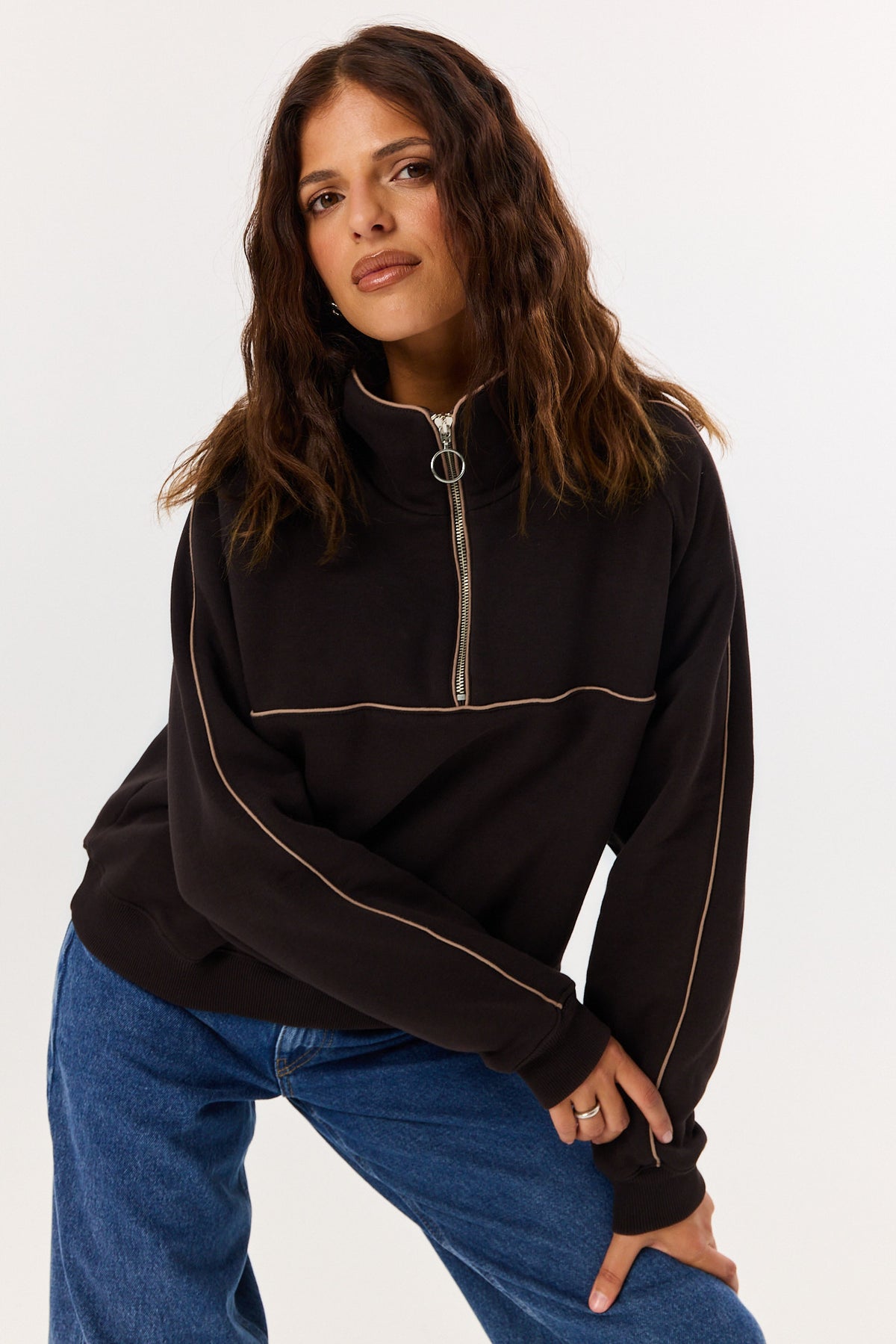 Bluza Eddie espresso