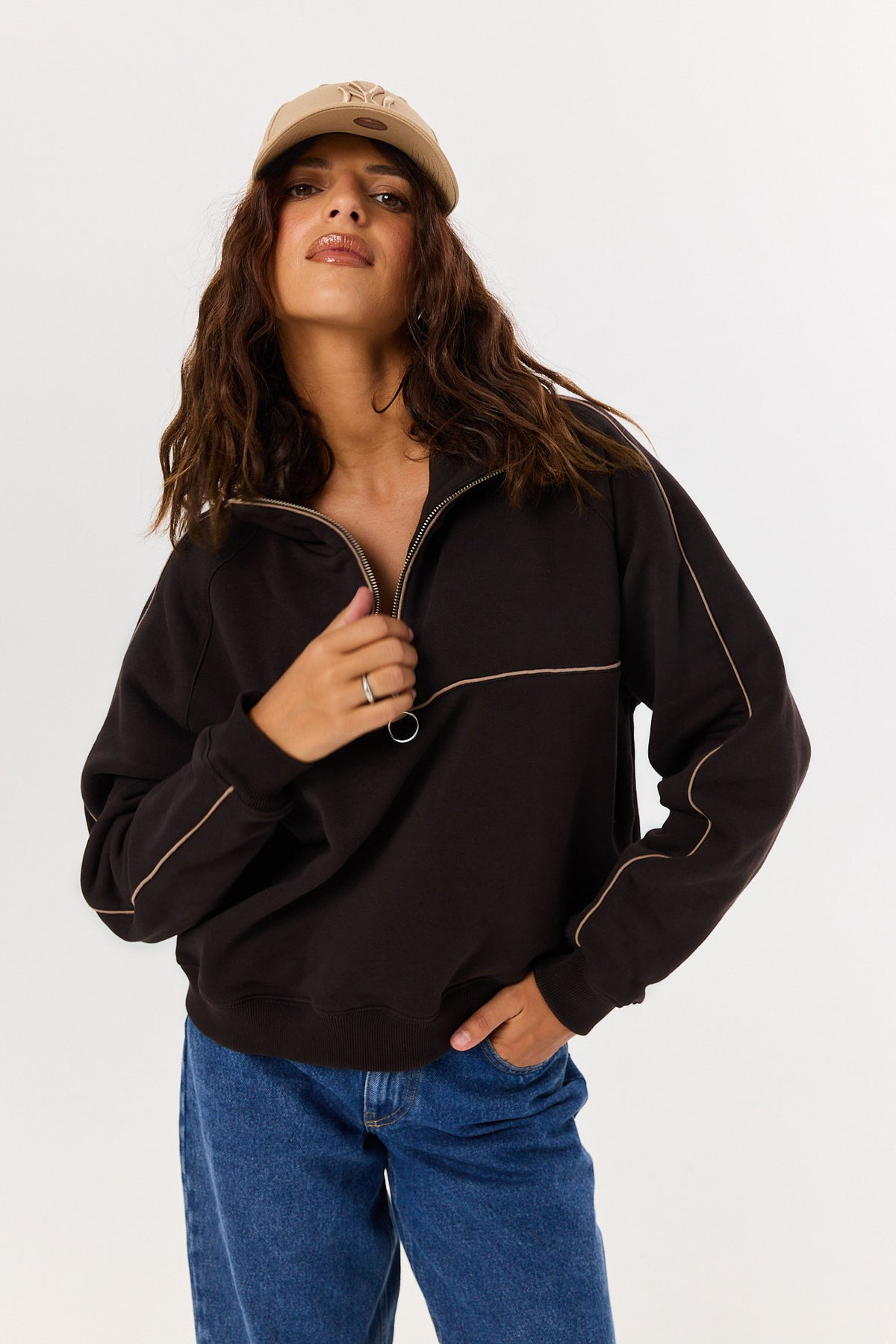 Bluza Eddie espresso