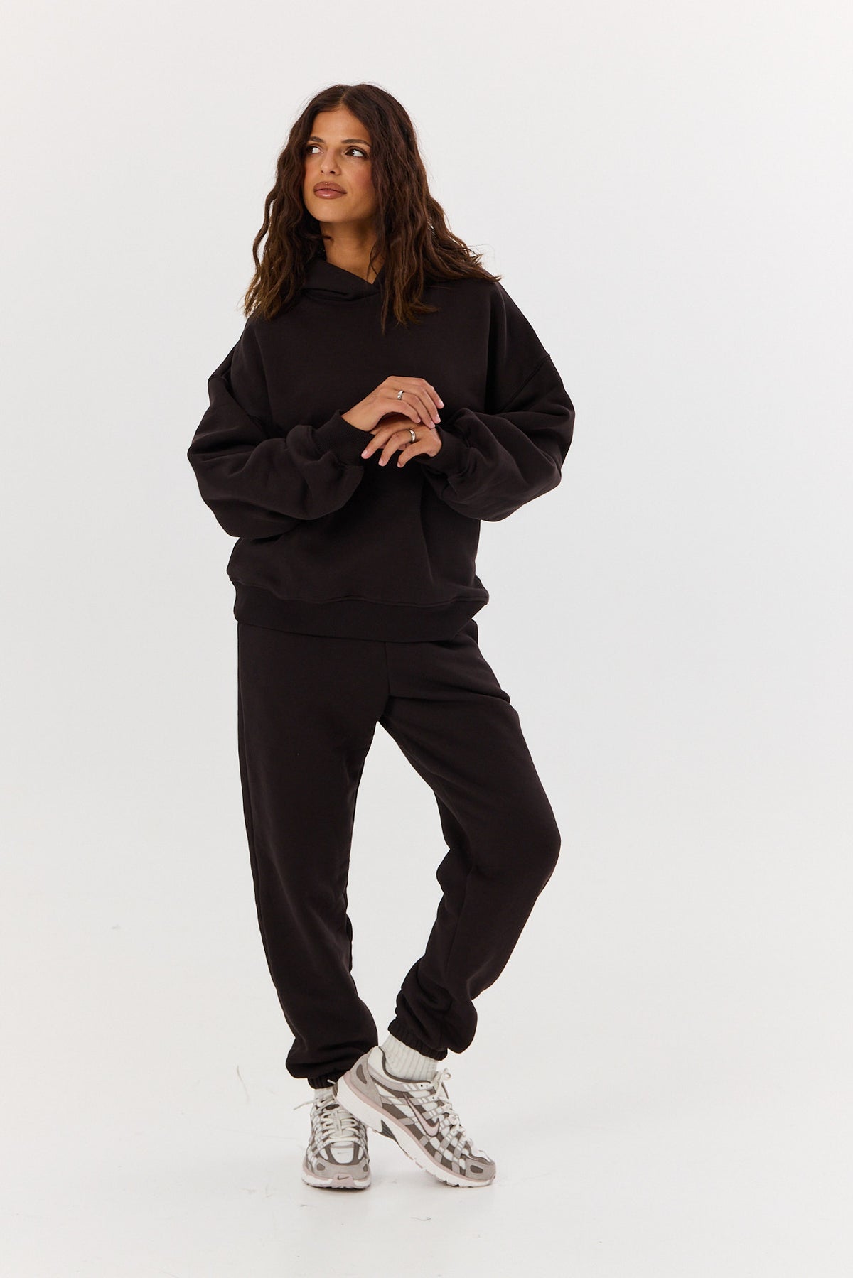 Bluza Boyfriend Hoodie espresso