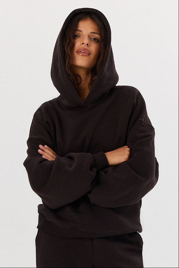 Bluza Boyfriend Hoodie espresso