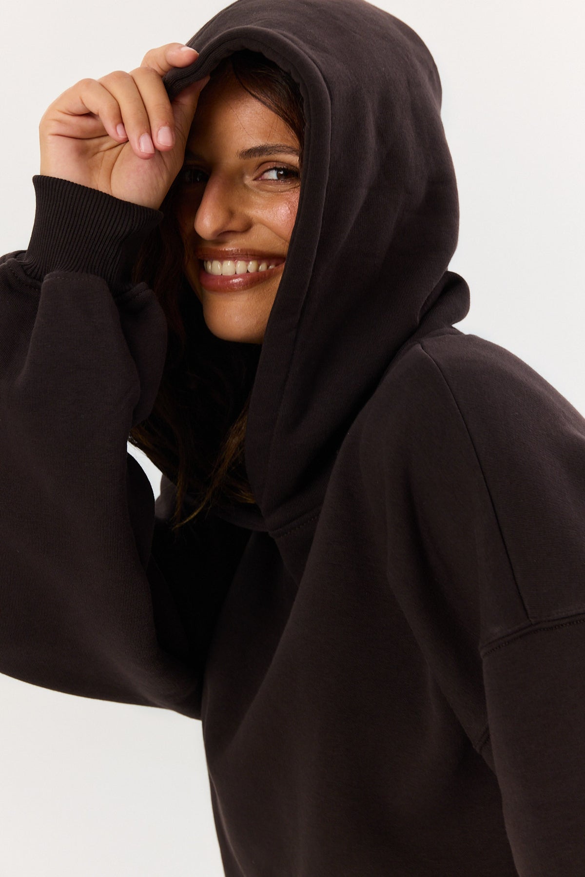 Bluza Boyfriend Hoodie espresso