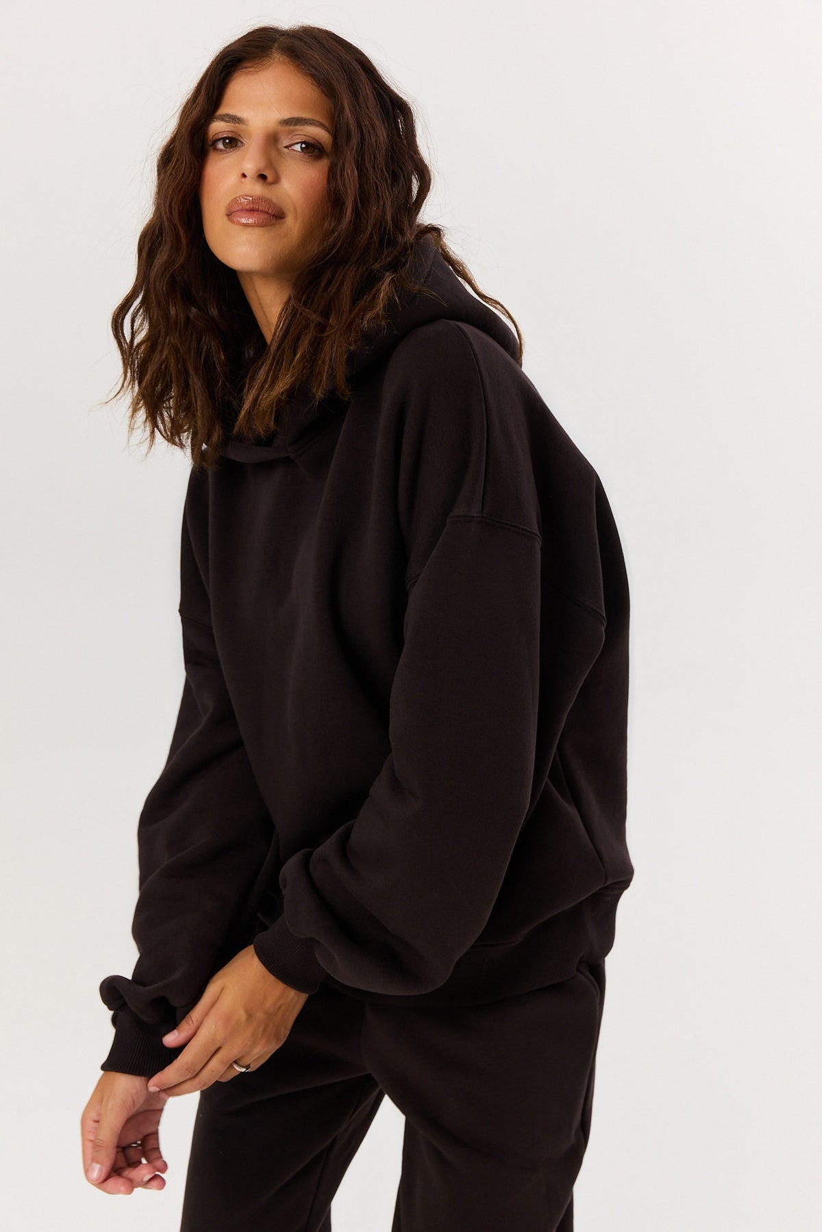 Bluza Boyfriend Hoodie espresso
