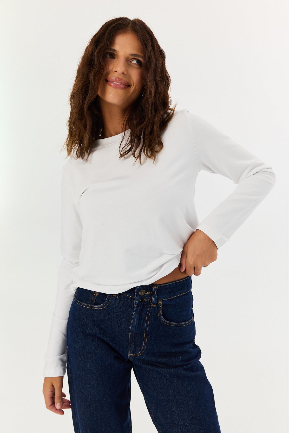 Longsleeve Comfy white