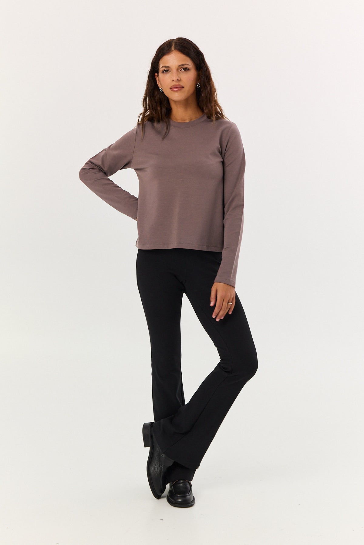 Longsleeve Comfy mocca