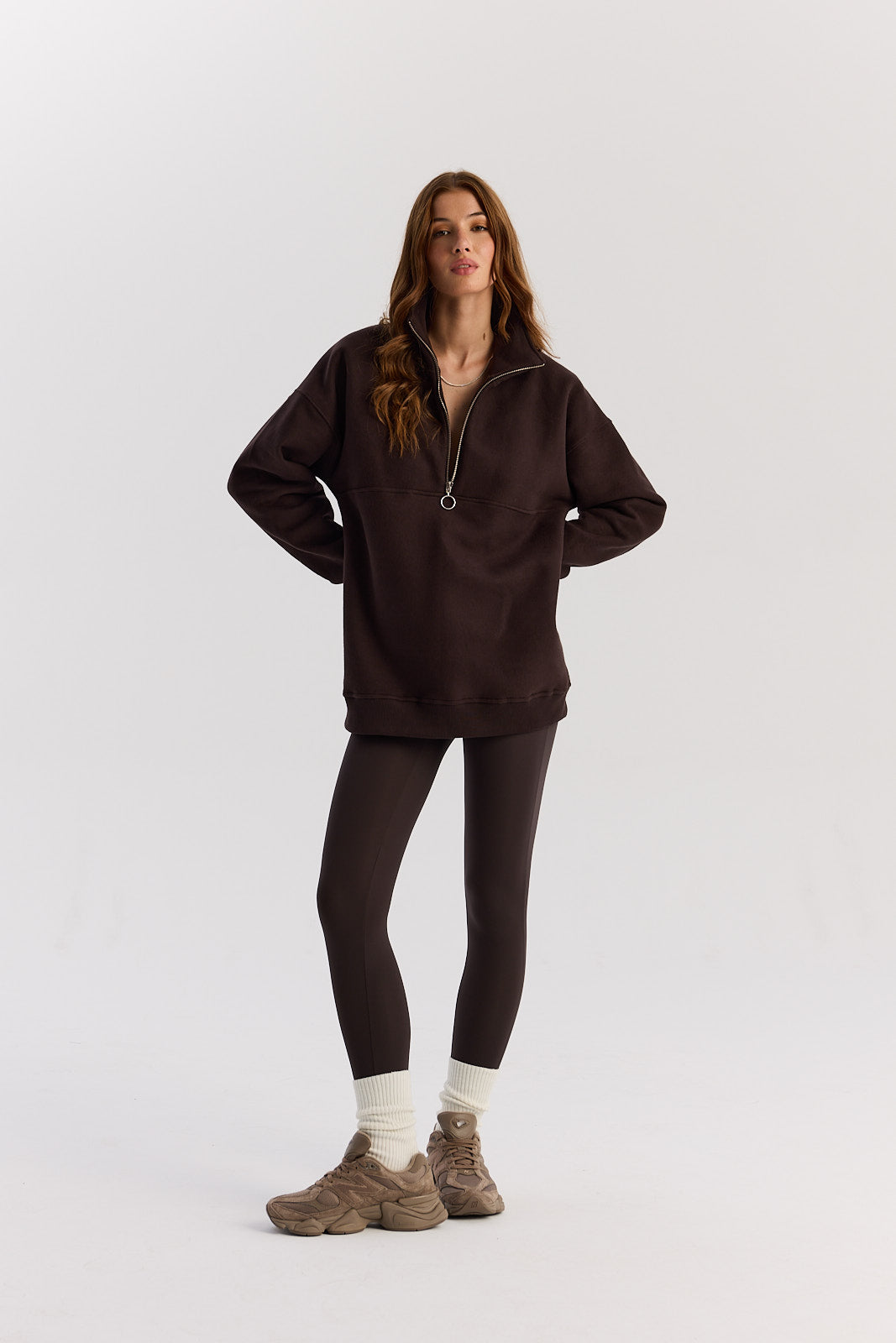 Bluza Frankie dark chocolate
