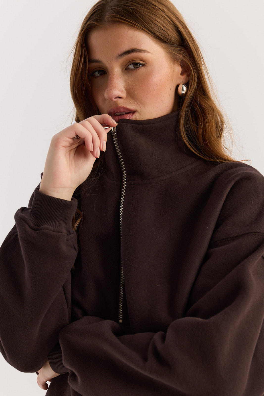 Bluza Frankie dark chocolate