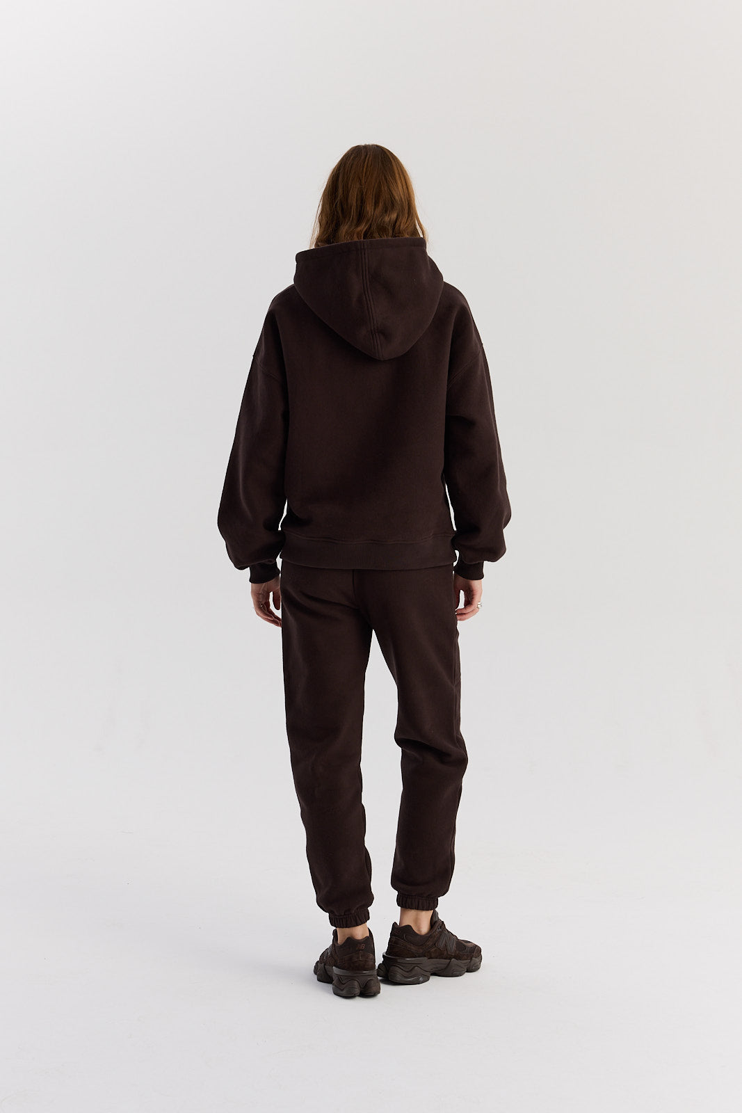 Bluza Boyfriend Hoodie dark chocolate