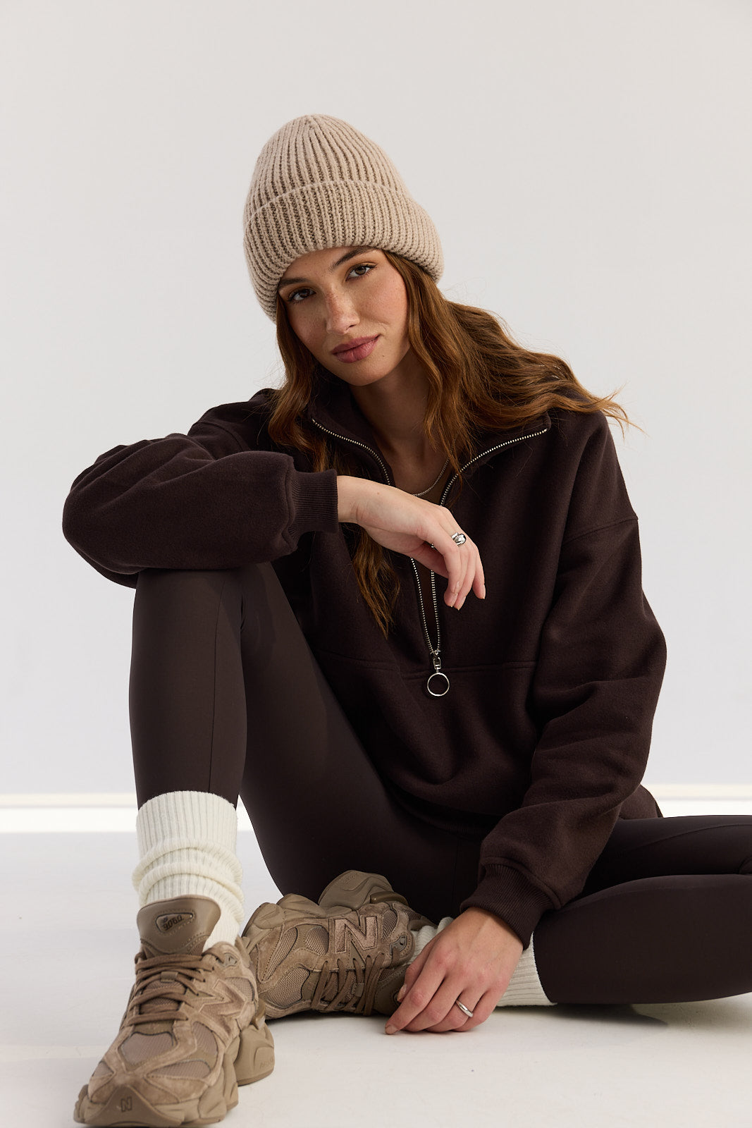 Bluza Frankie dark chocolate