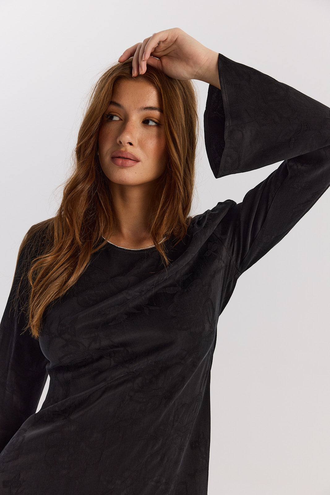 Sukienka Molly jacquard black