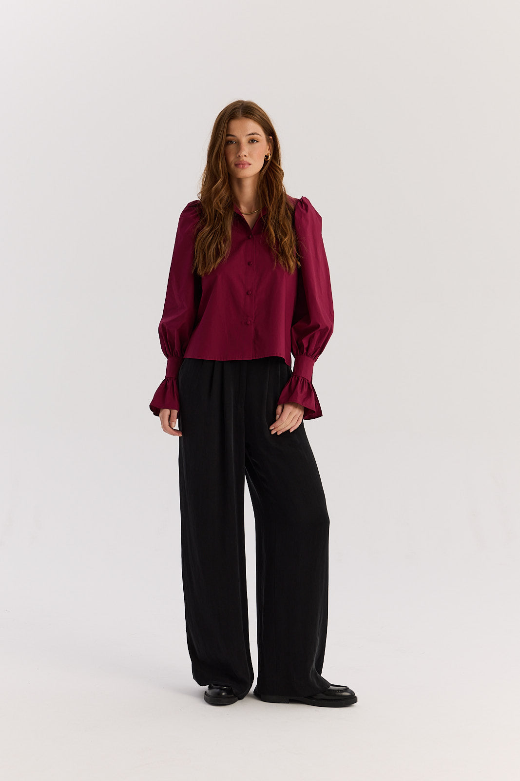 Koszula Emma burgundy