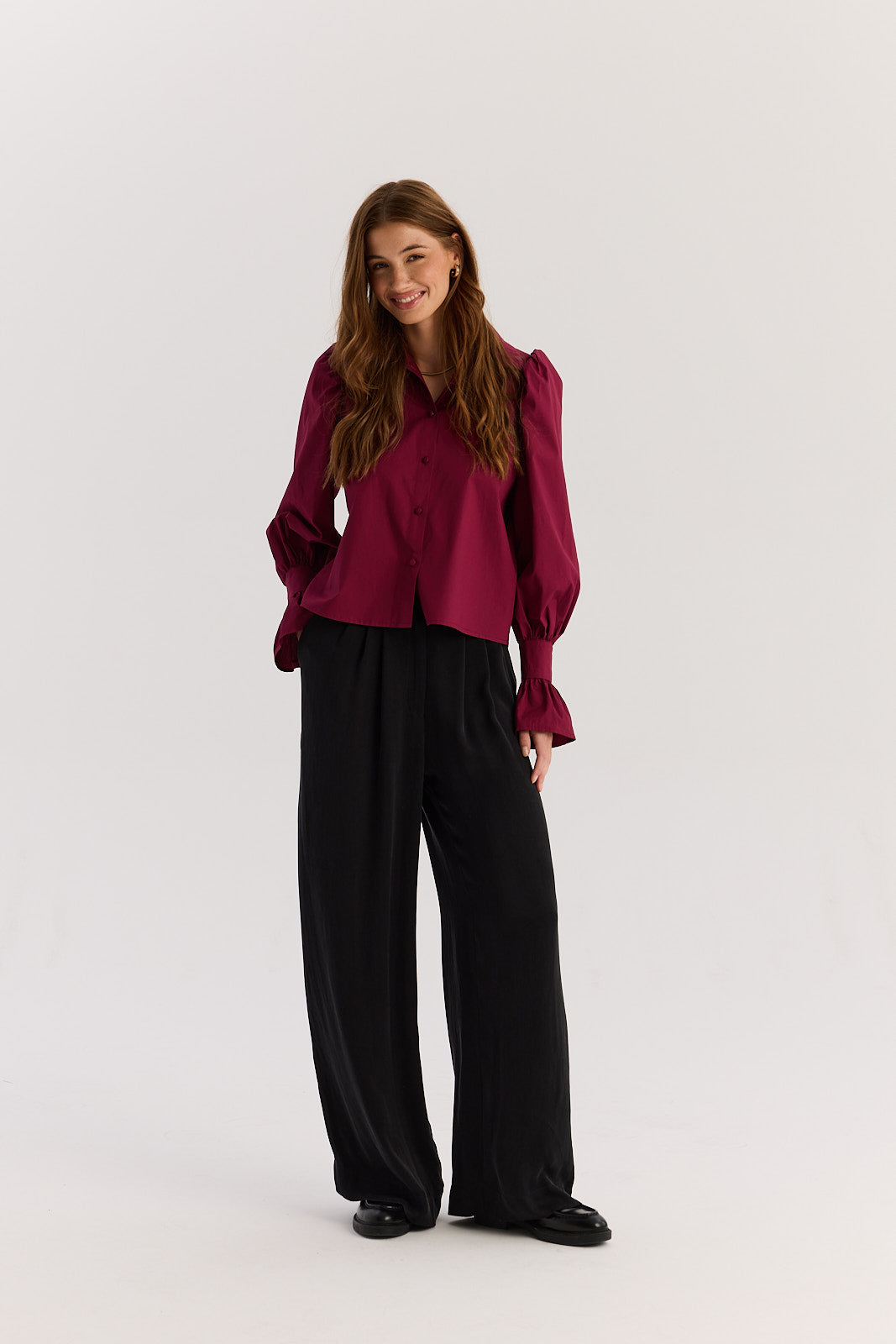 Koszula Emma burgundy