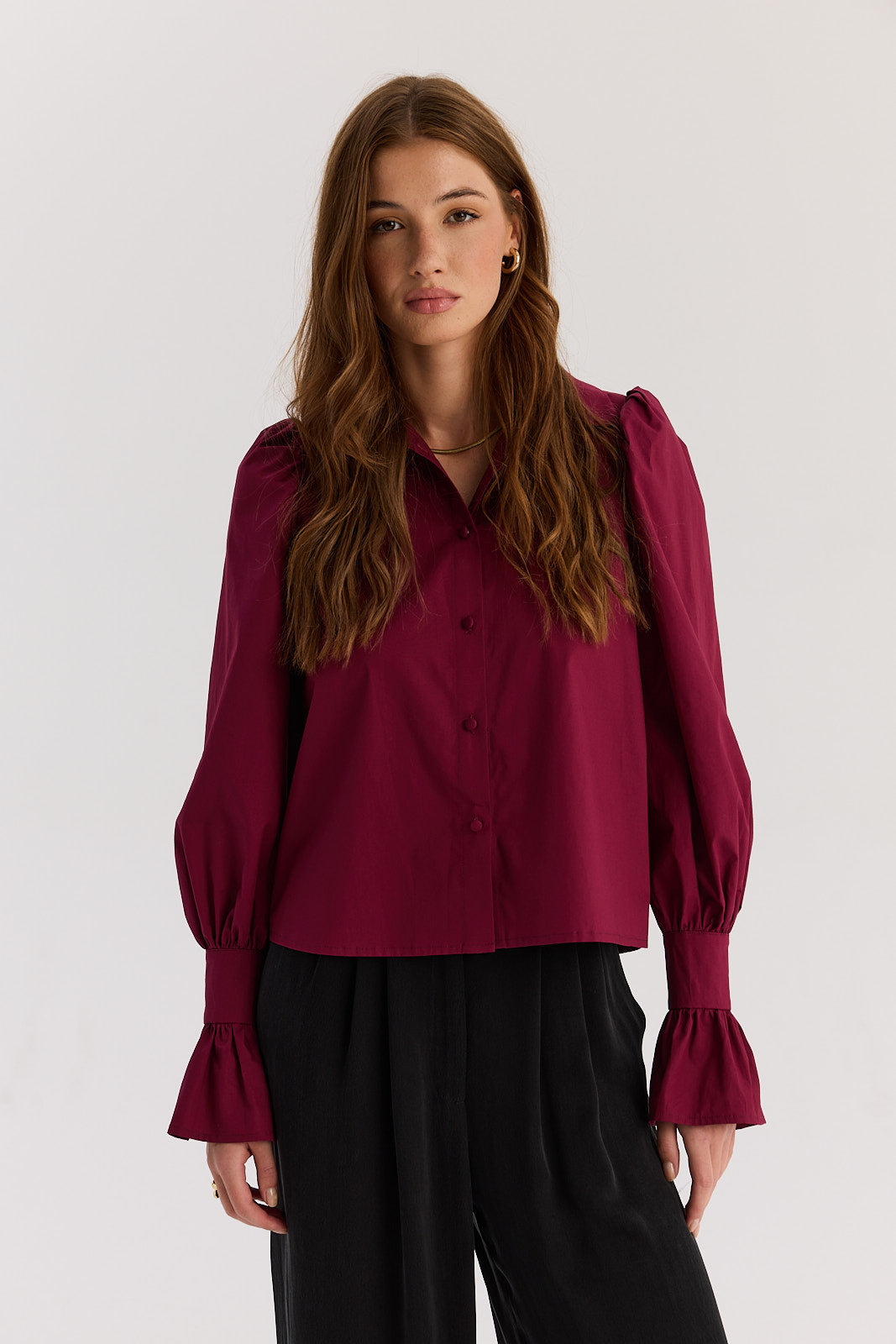 Koszula Emma burgundy