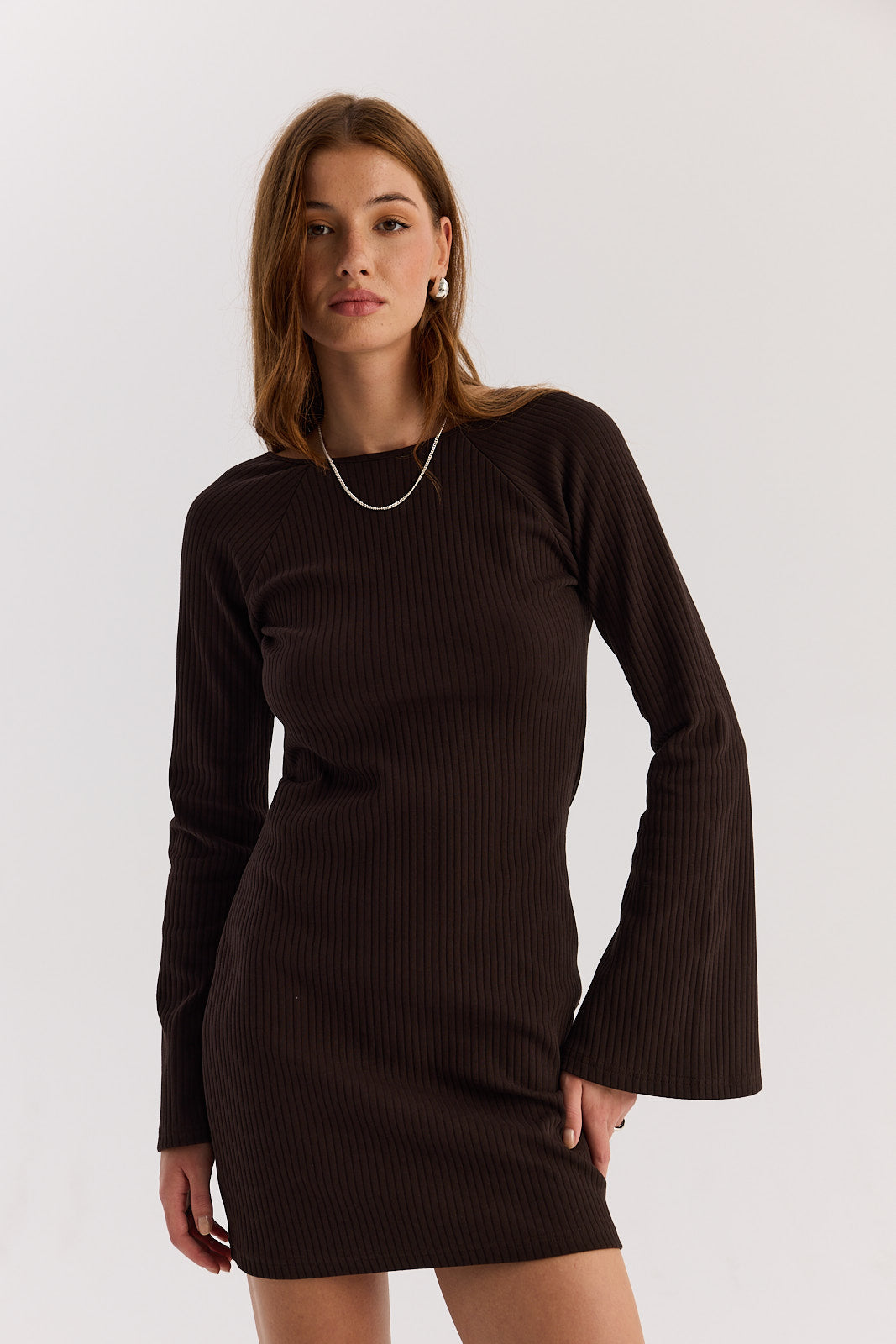 Sukienka Sharon short dark chocolate