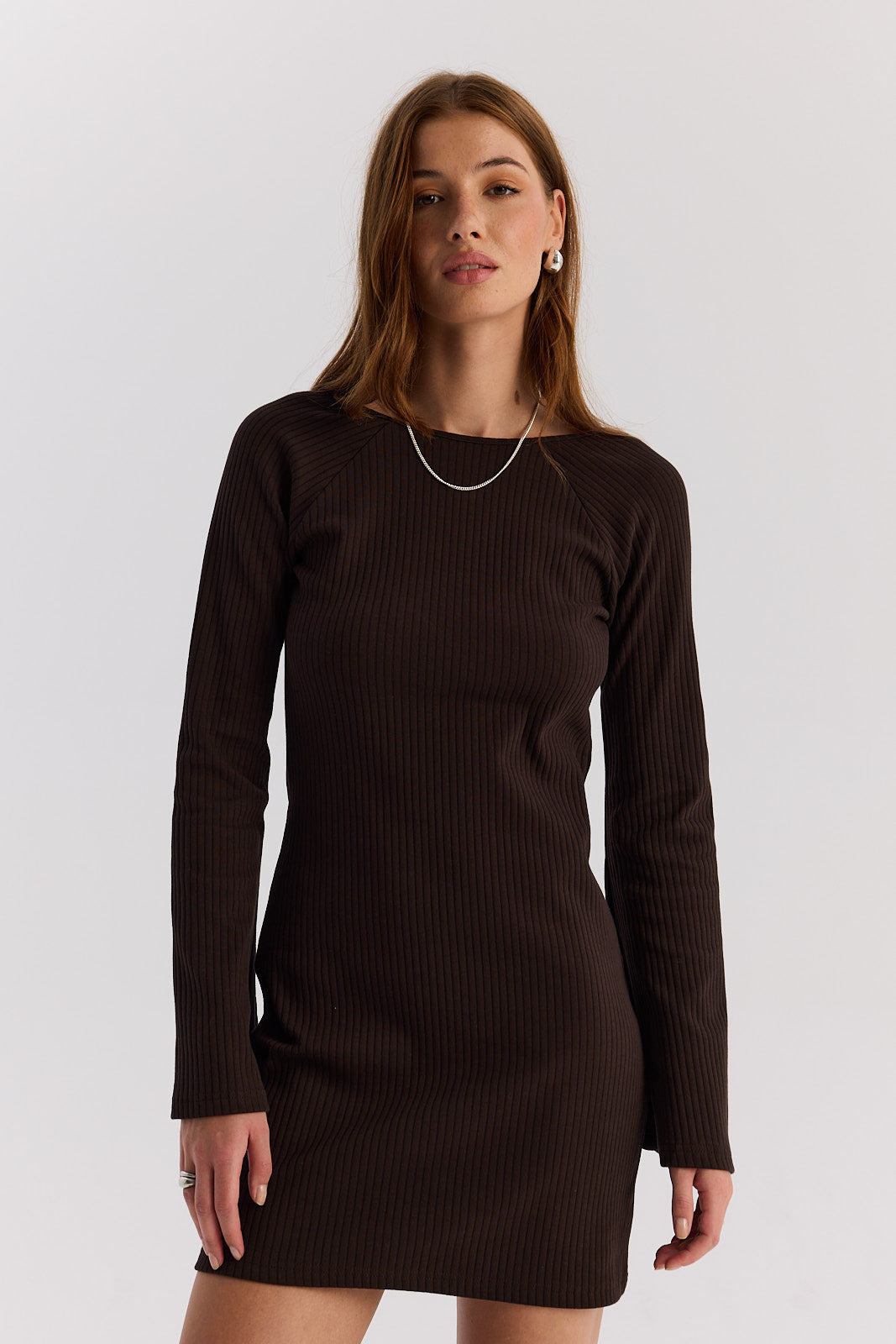 Sukienka Sharon short dark chocolate