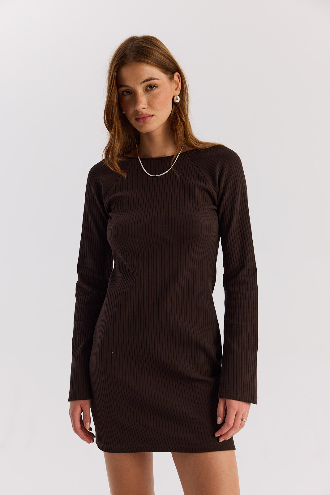 Sukienka Sharon short dark chocolate