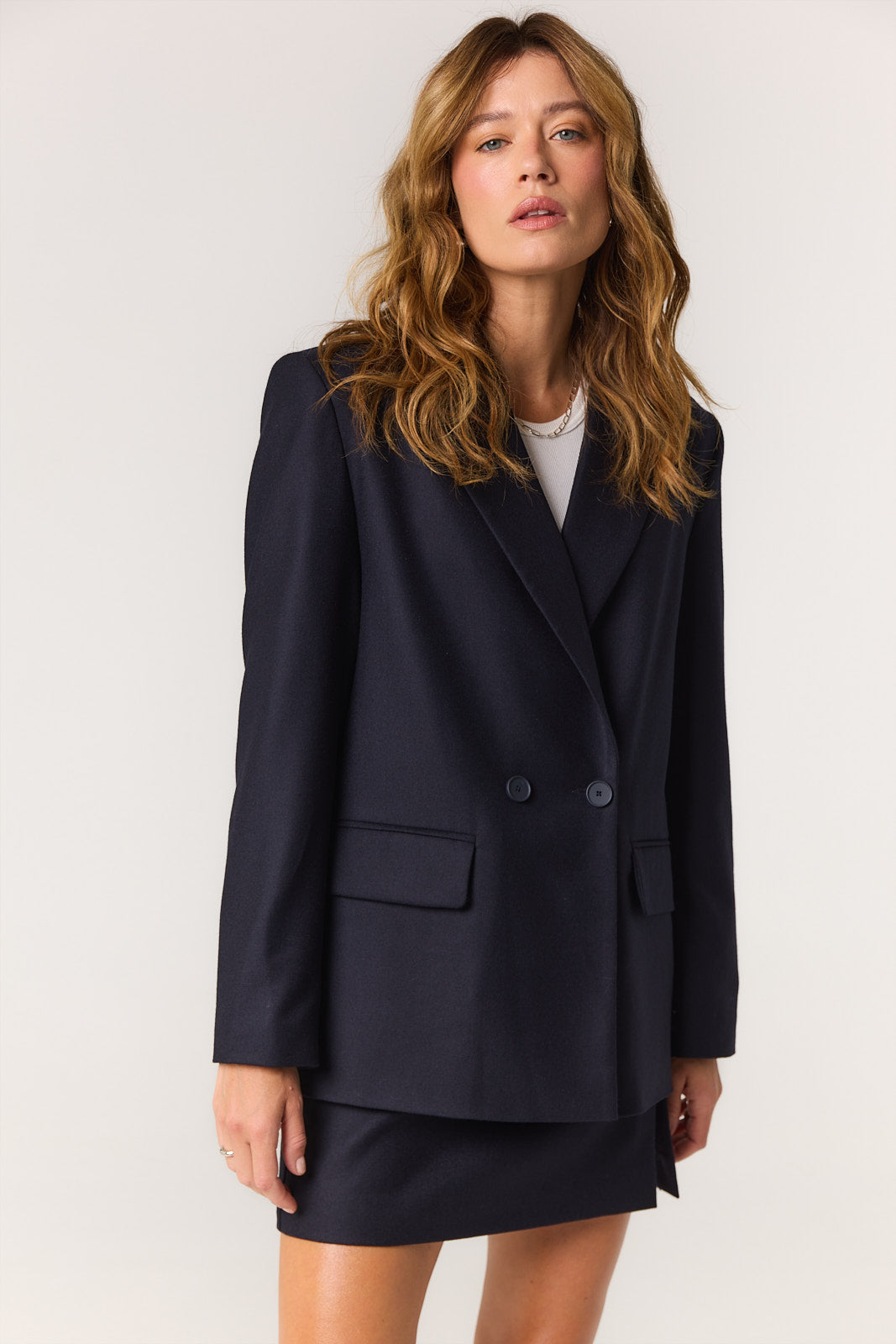 Marynarka James wool navy