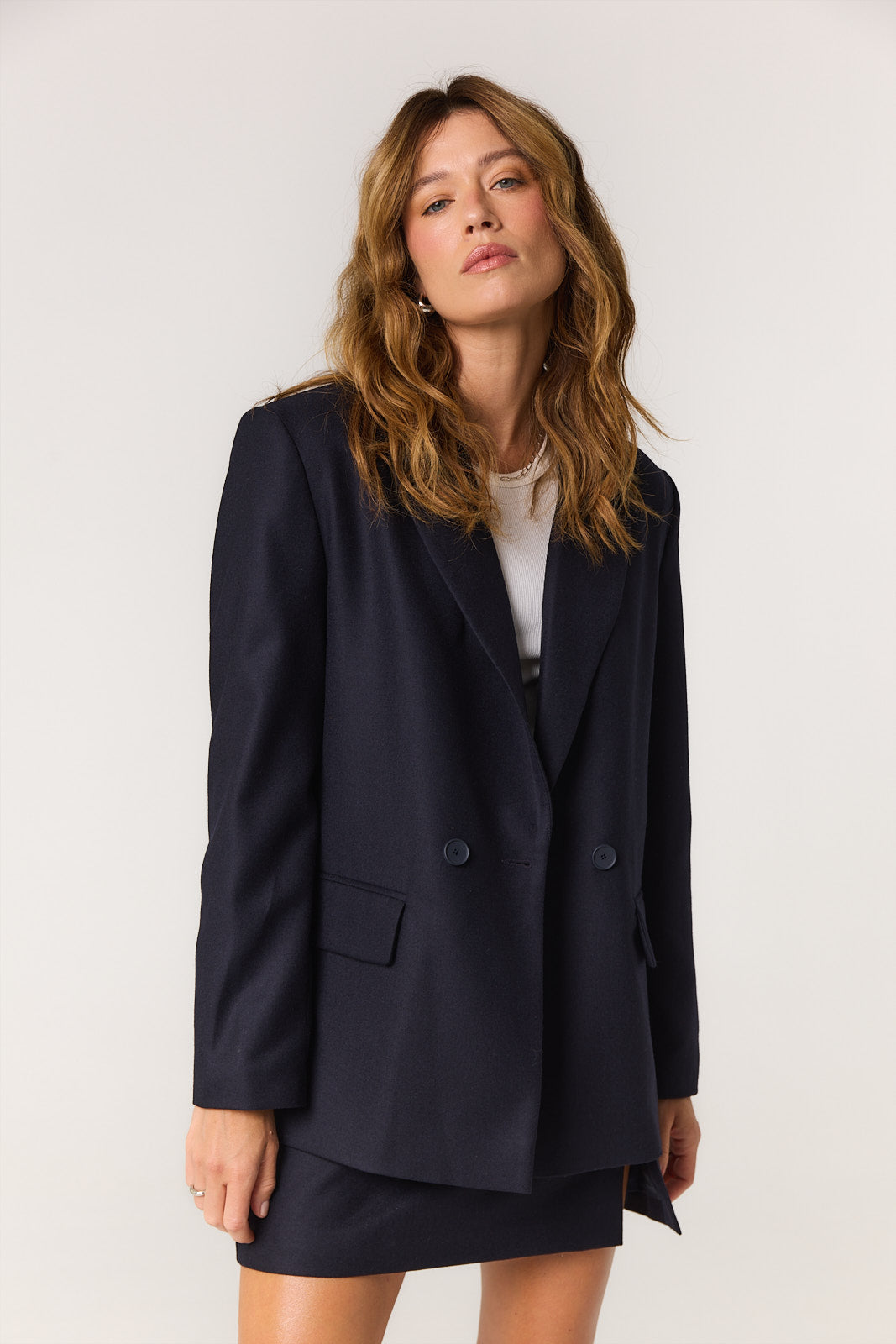 Marynarka James wool navy