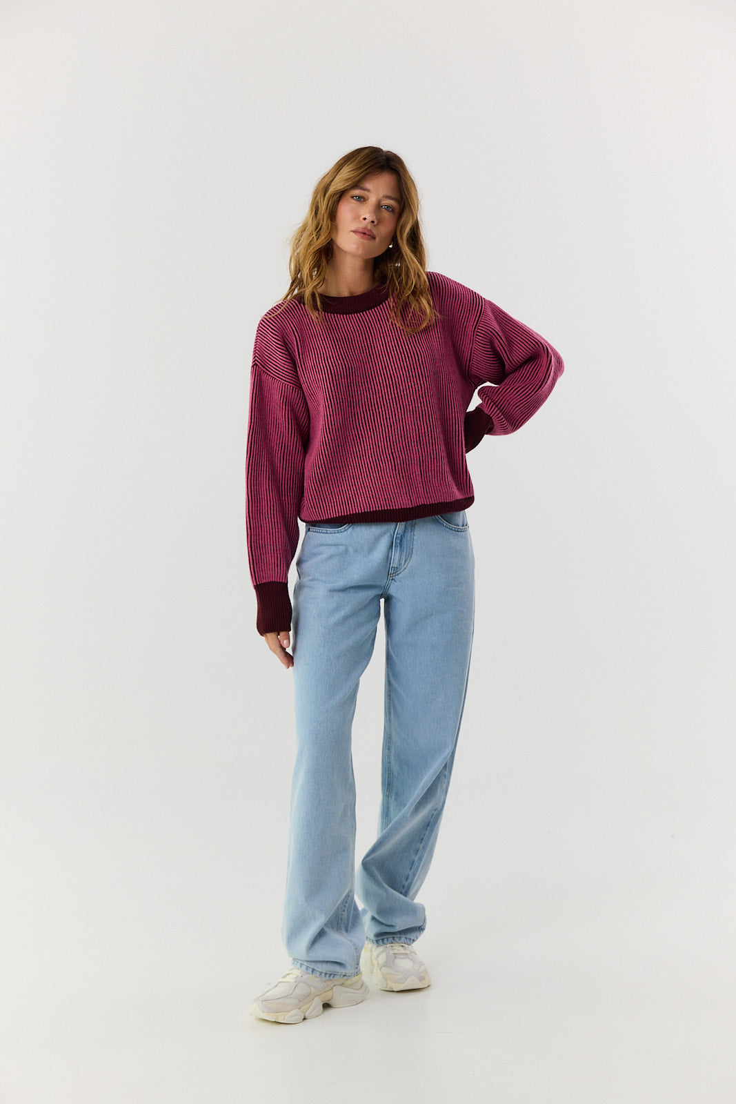 Sweter Kelly burgundy