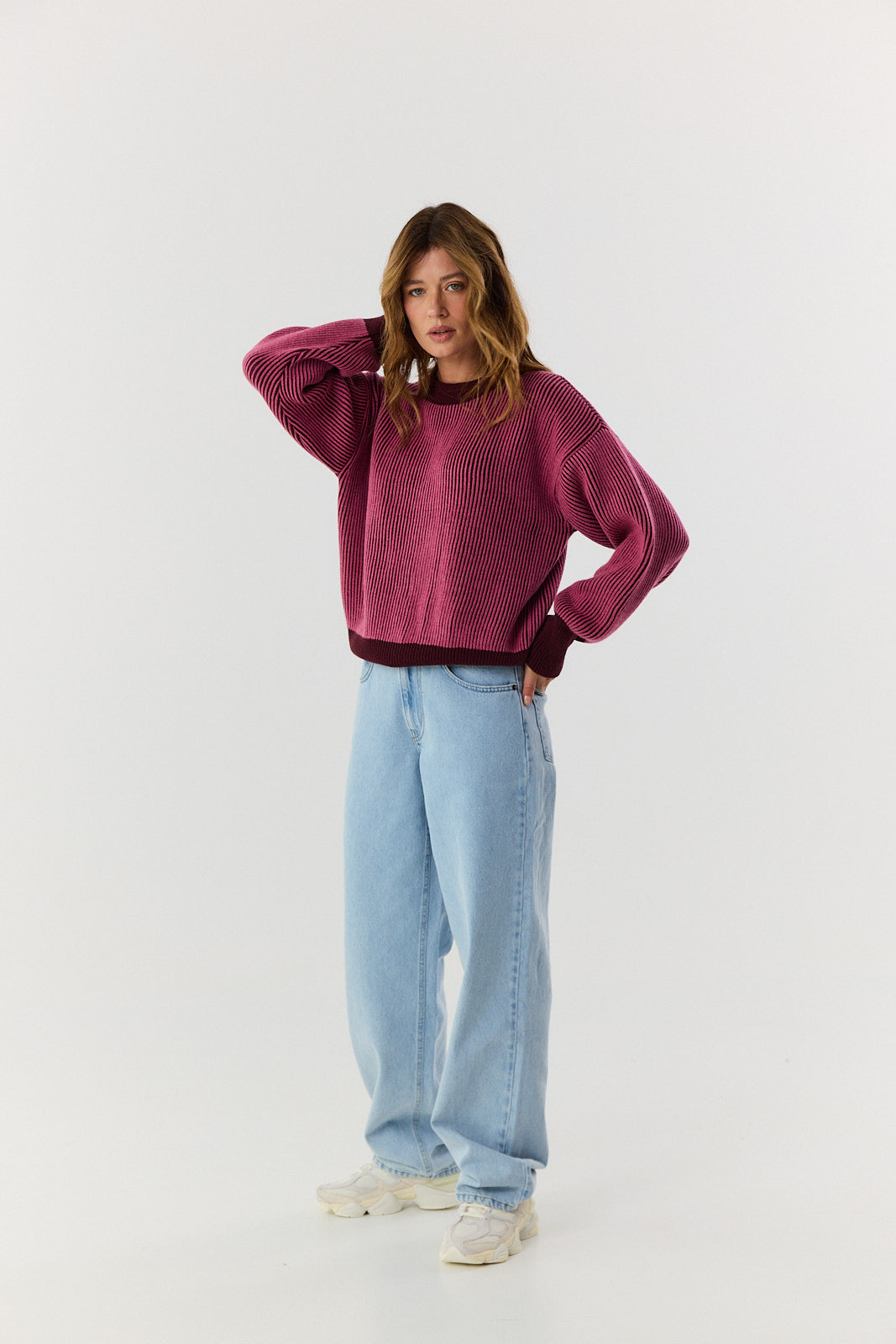 Sweter Kelly burgundy
