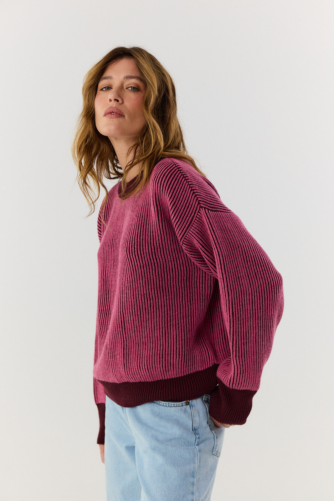 Sweter Kelly burgundy