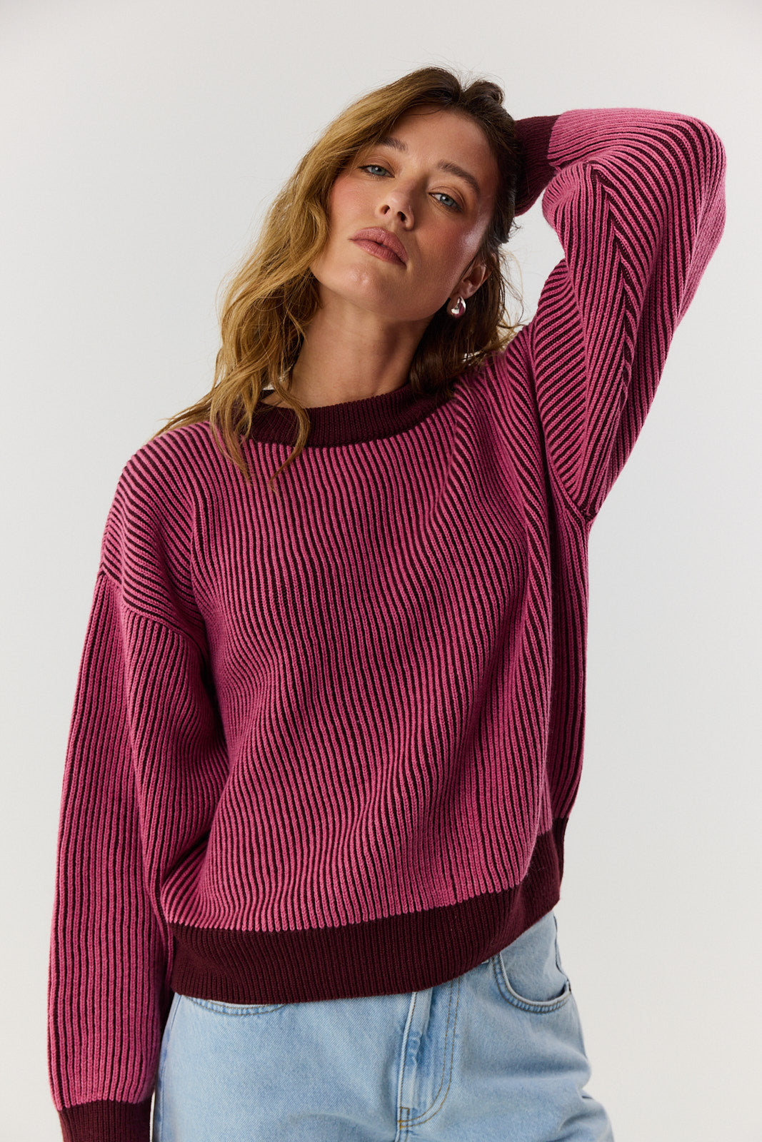 Sweter Kelly burgundy
