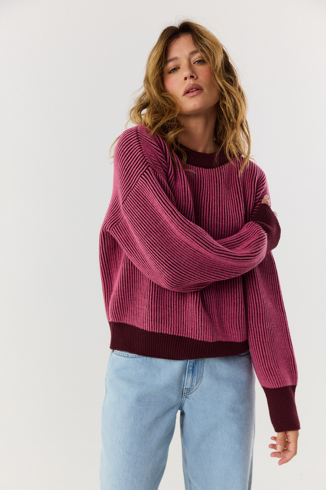 Sweter Kelly burgundy