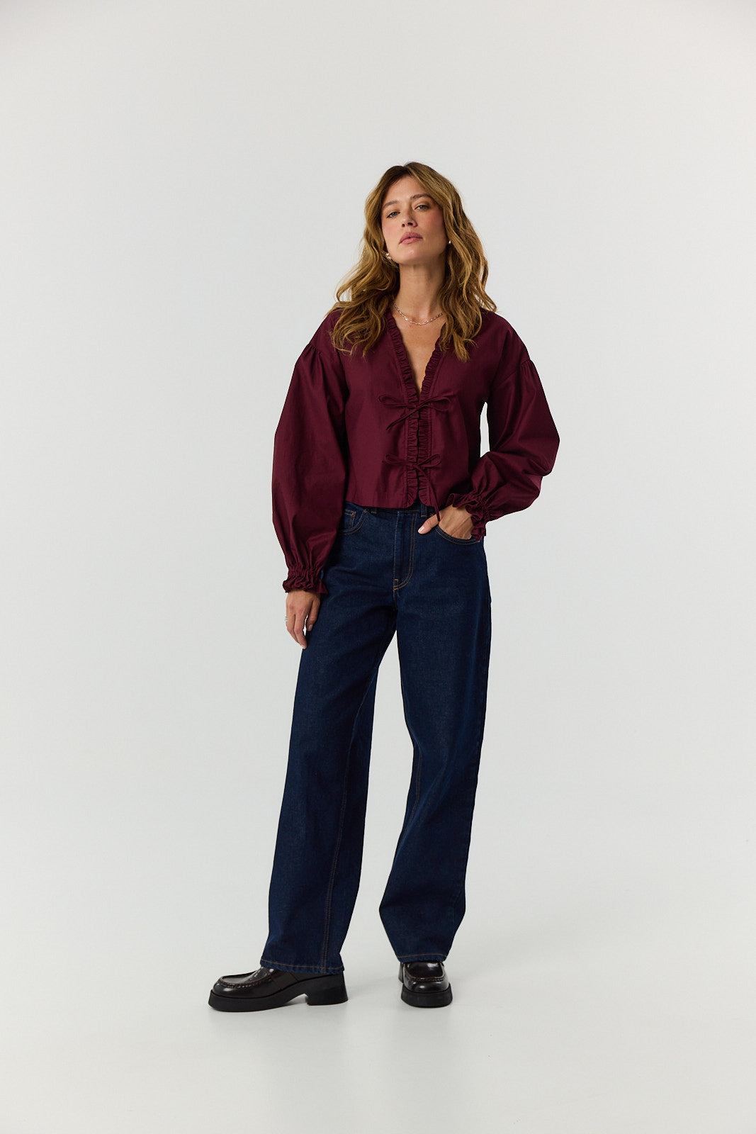 Koszula Maya burgundy
